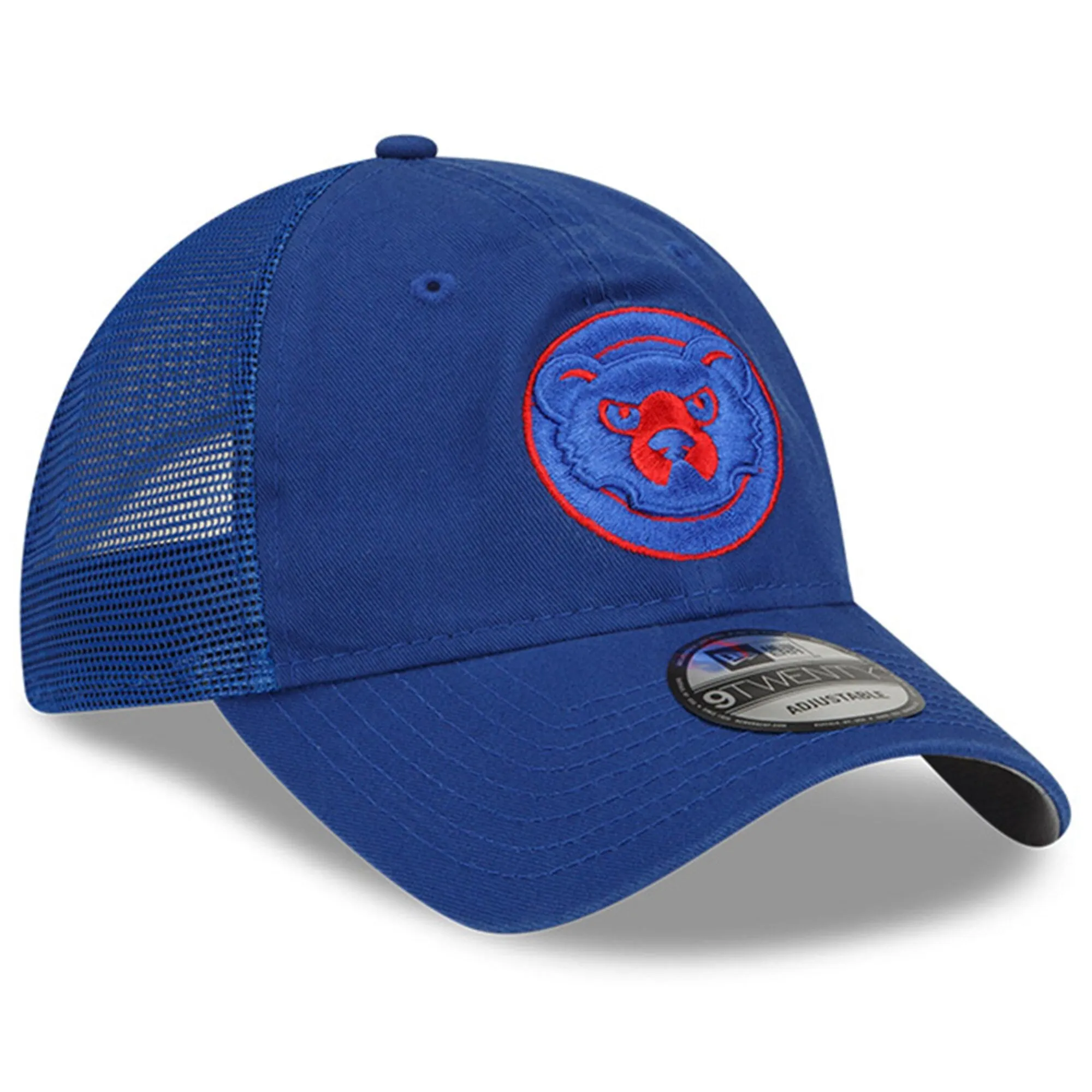 Men's Chicago Cubs Royal Batting Practice 9TWENTY Adjustable Mesh Hat By New Era