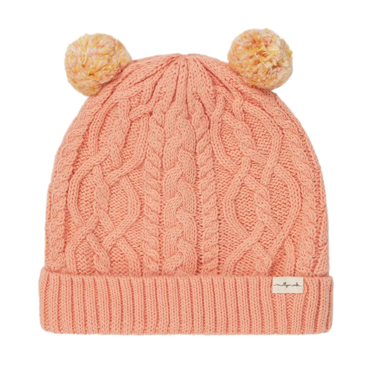 Millymook Baby Girls Aliza Beanie - Coral