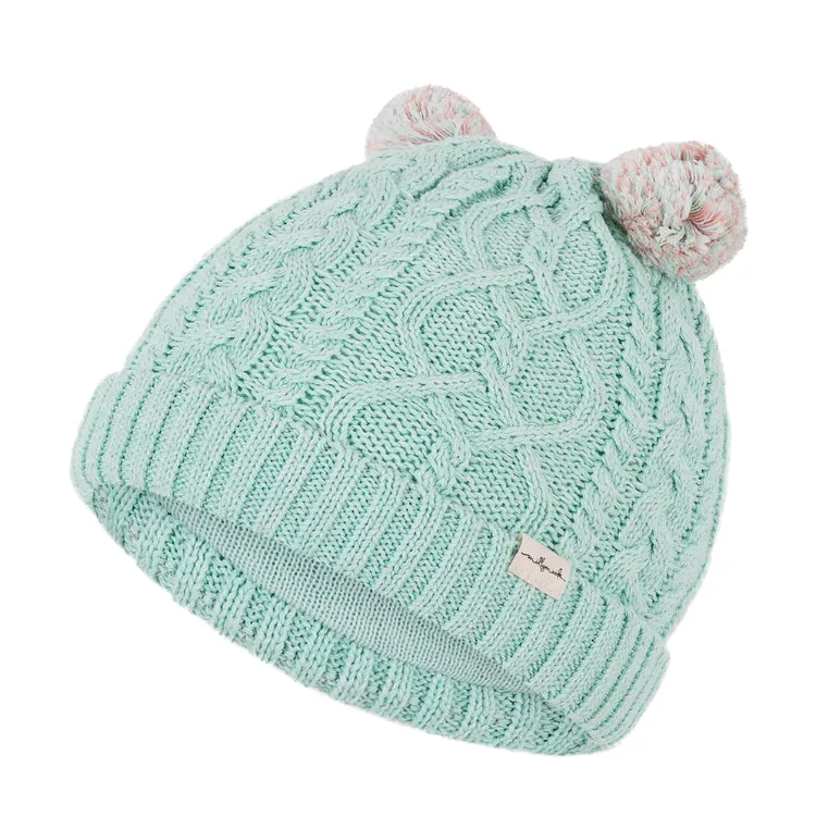 Millymook Baby Girls Aliza Beanie - Mint