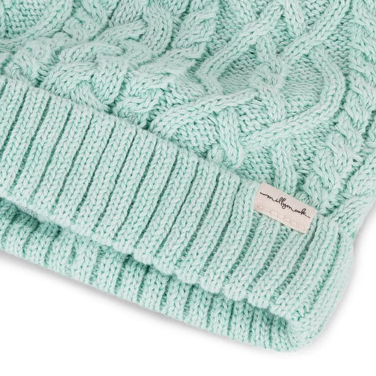 Millymook Baby Girls Aliza Beanie - Mint