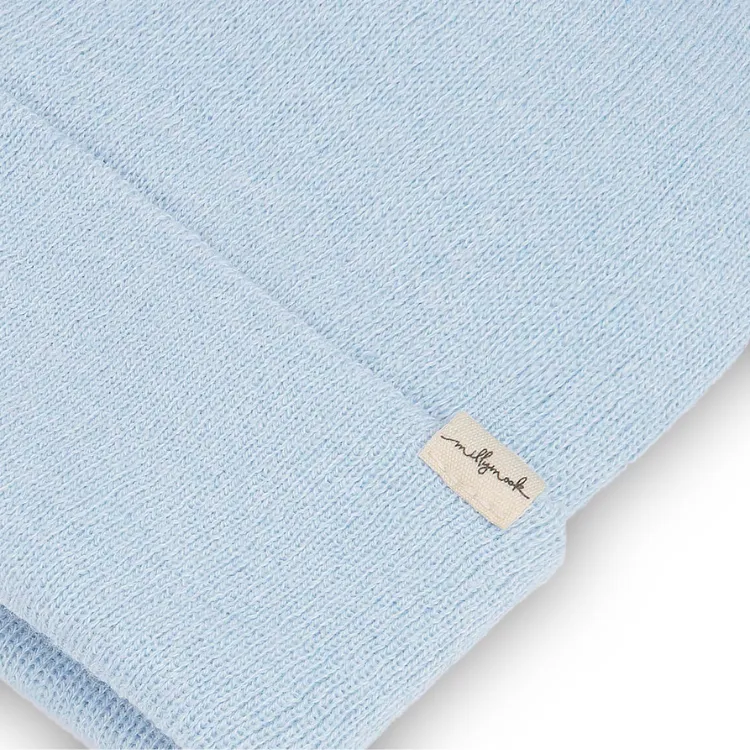 Millymook Girls Desiree Beanie - Light Blue Marle