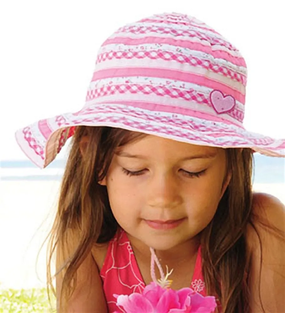 Millymook Girls Sweetheart Hat - Pink