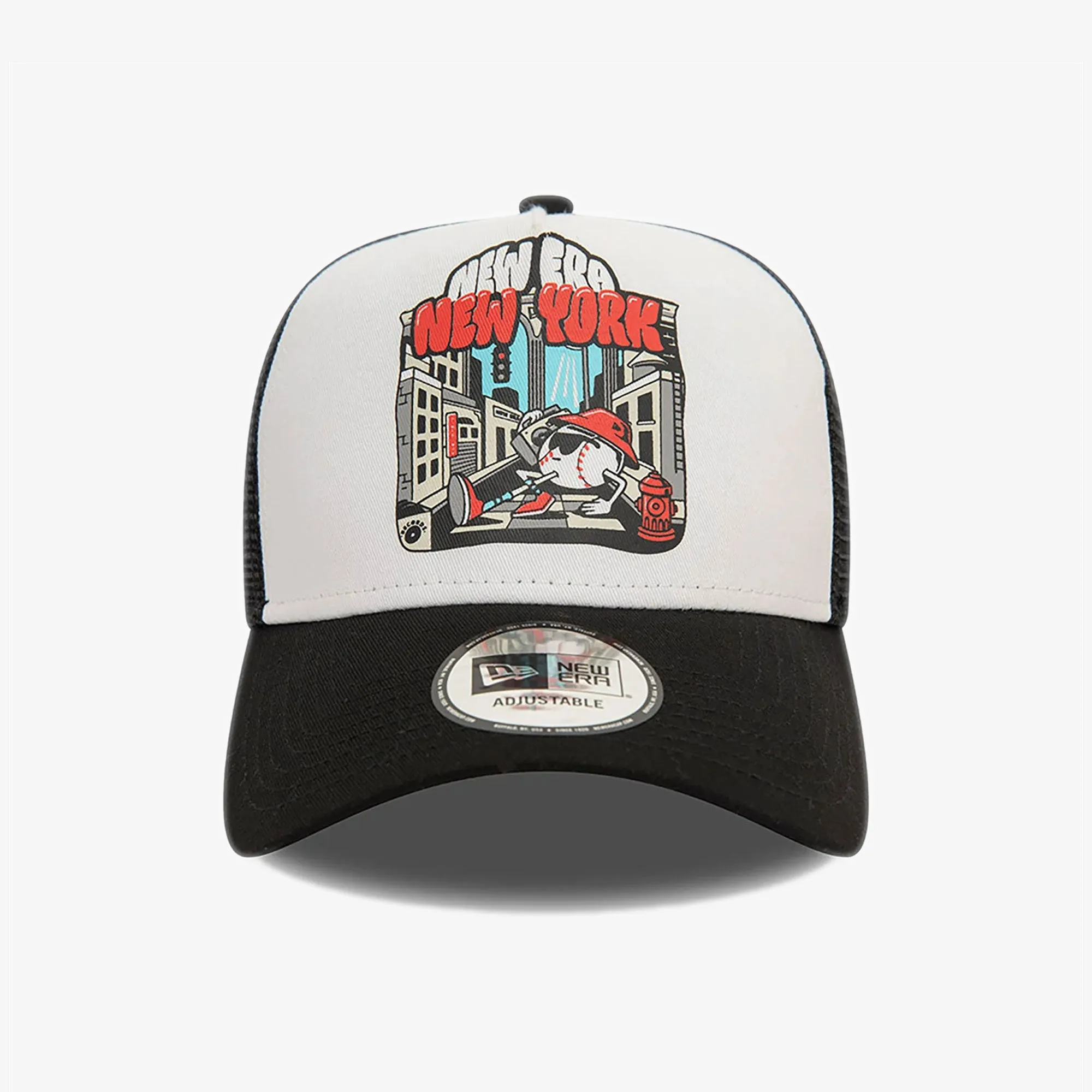 NEW ERA | GRAPHIC PRINT TRUCKER NEWERA BLK