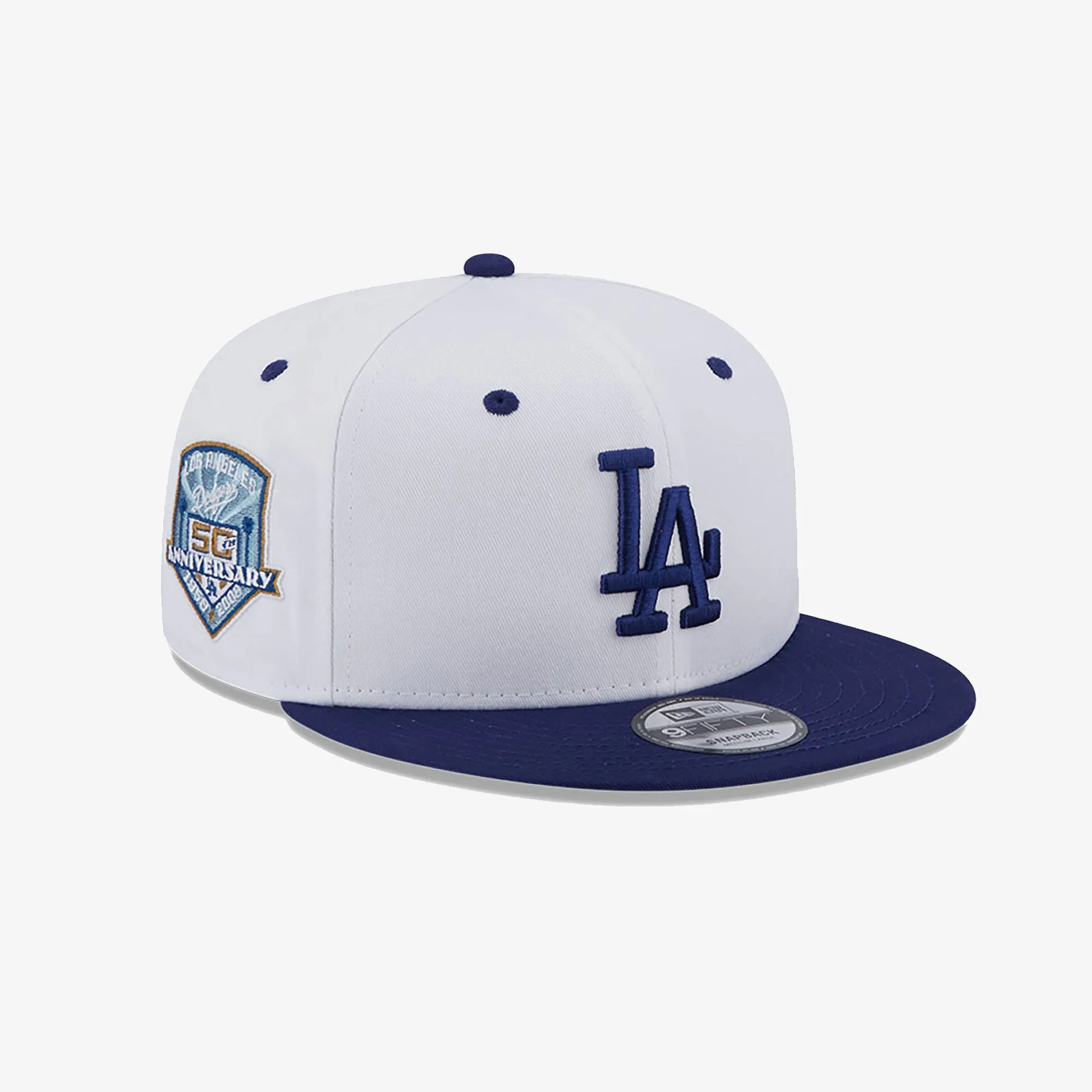 New Era | LA DODGERS WHITE CROWN PATCH WHITE 9FIFTY SNAPBACK CAP  { WHITE