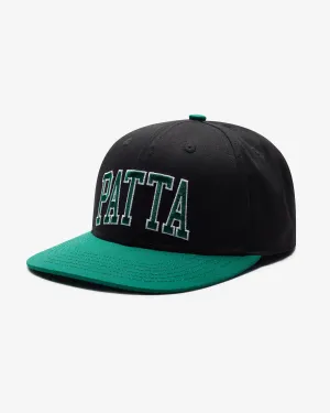 PATTA ARC LOGO SNAPBACK CAP - BLACK