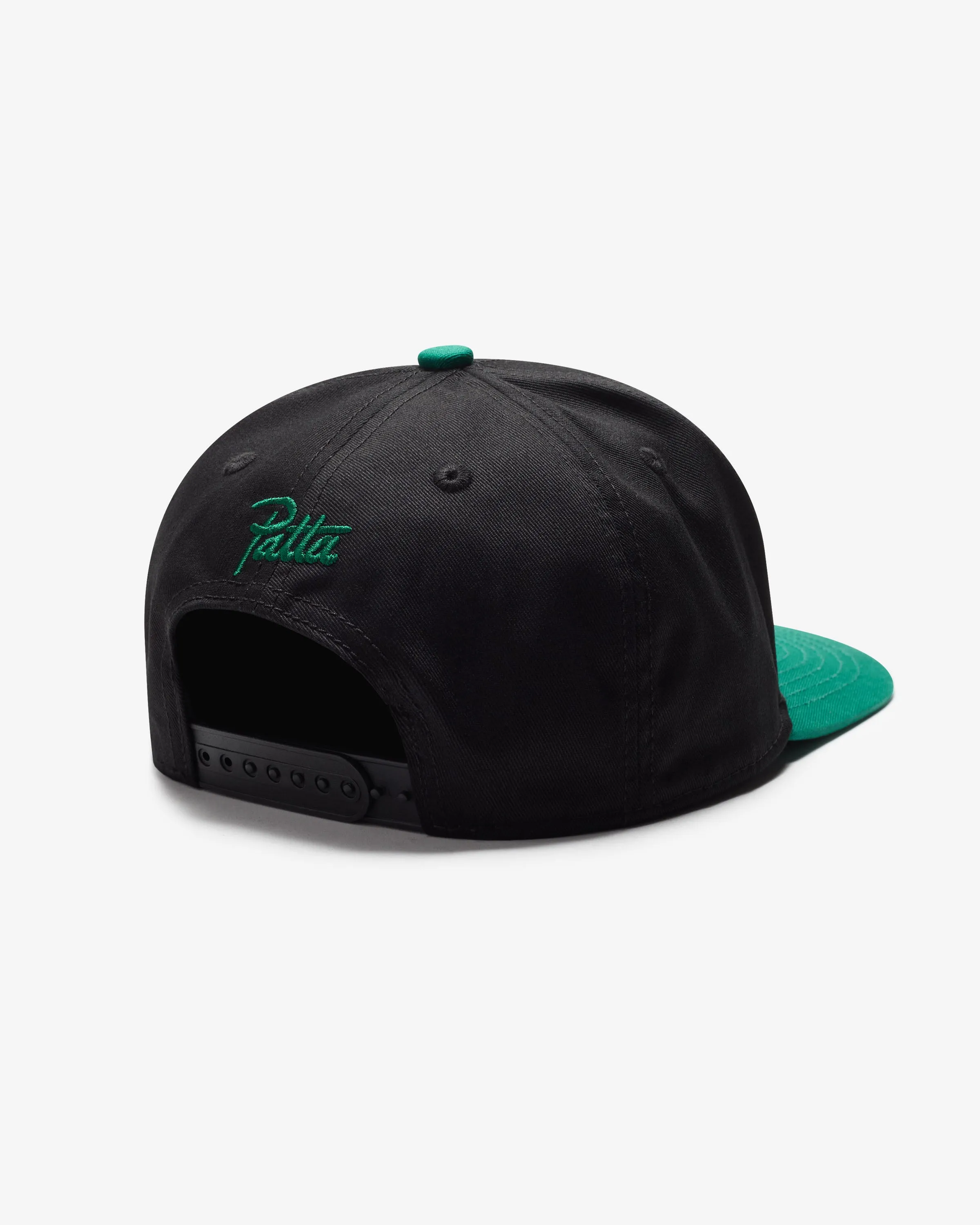 PATTA ARC LOGO SNAPBACK CAP - BLACK