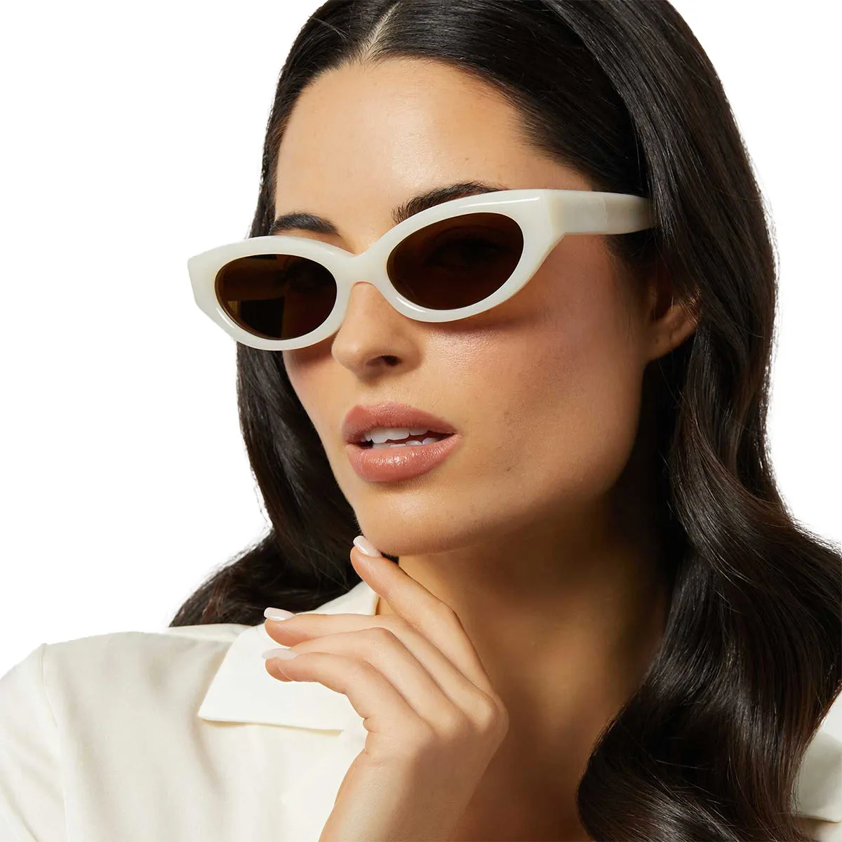 PETRA - MERINGUE   BROWN   POLARIZED SUNGLASSES
