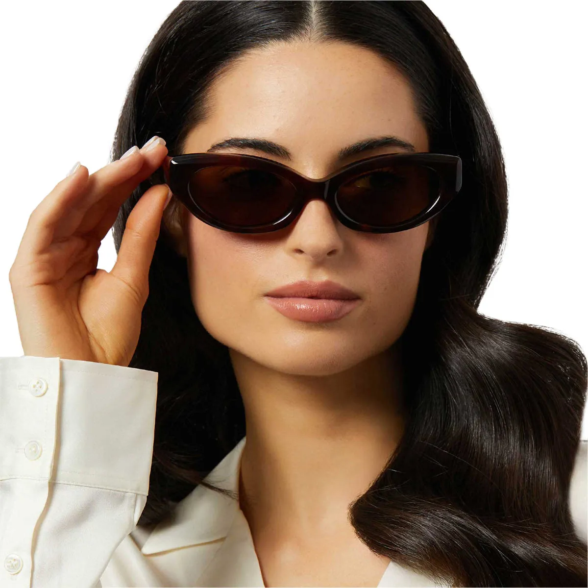 PETRA - SALTED CARAMEL TORTOISE   BROWN   POLARIZED SUNGLASSES