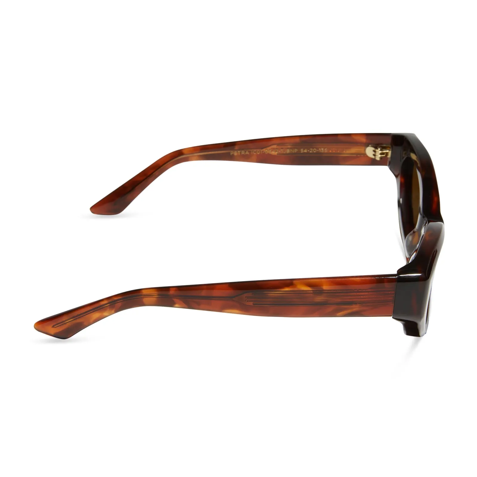 PETRA - SALTED CARAMEL TORTOISE   BROWN   POLARIZED SUNGLASSES