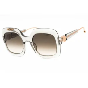 Philipp Plein Women's Sunglasses - Grey Plastic Oversized Full Rim | SPP065S 03GU
