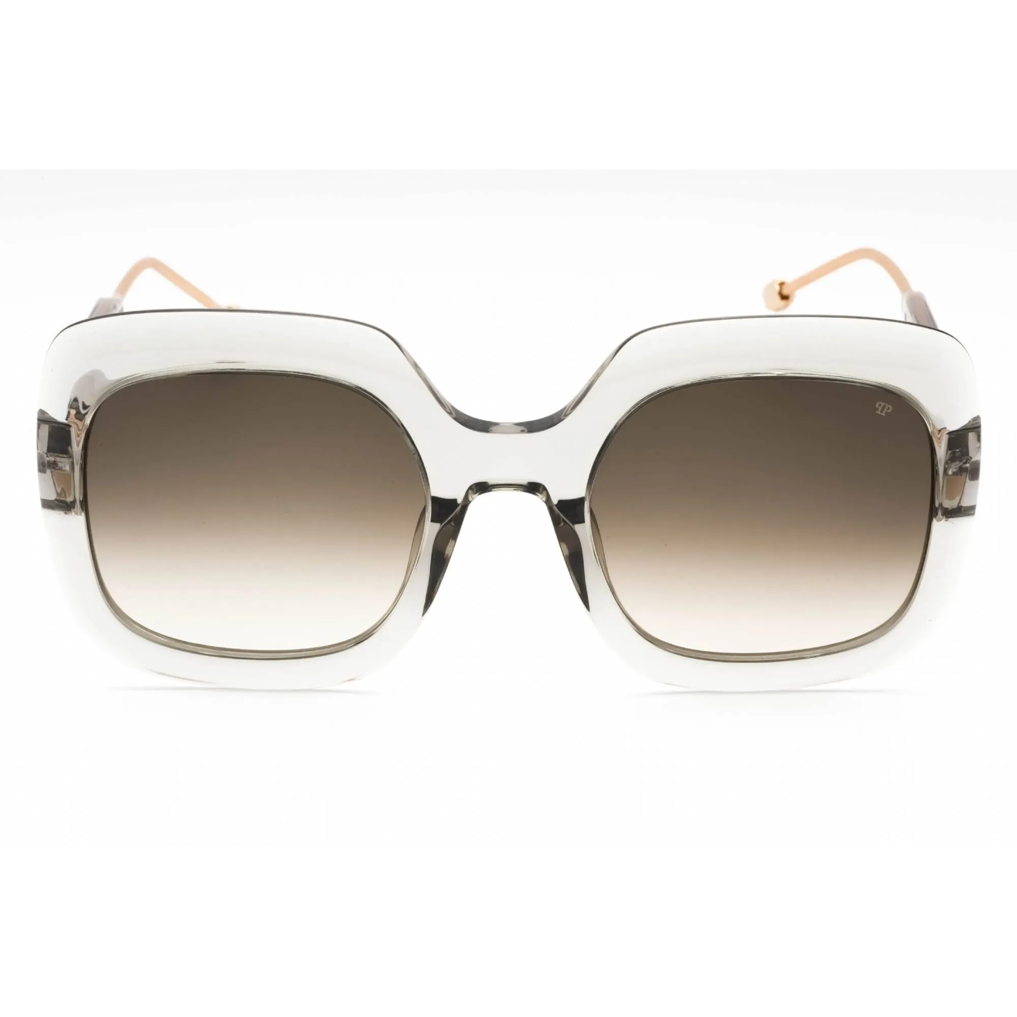 Philipp Plein Women's Sunglasses - Grey Plastic Oversized Full Rim | SPP065S 03GU