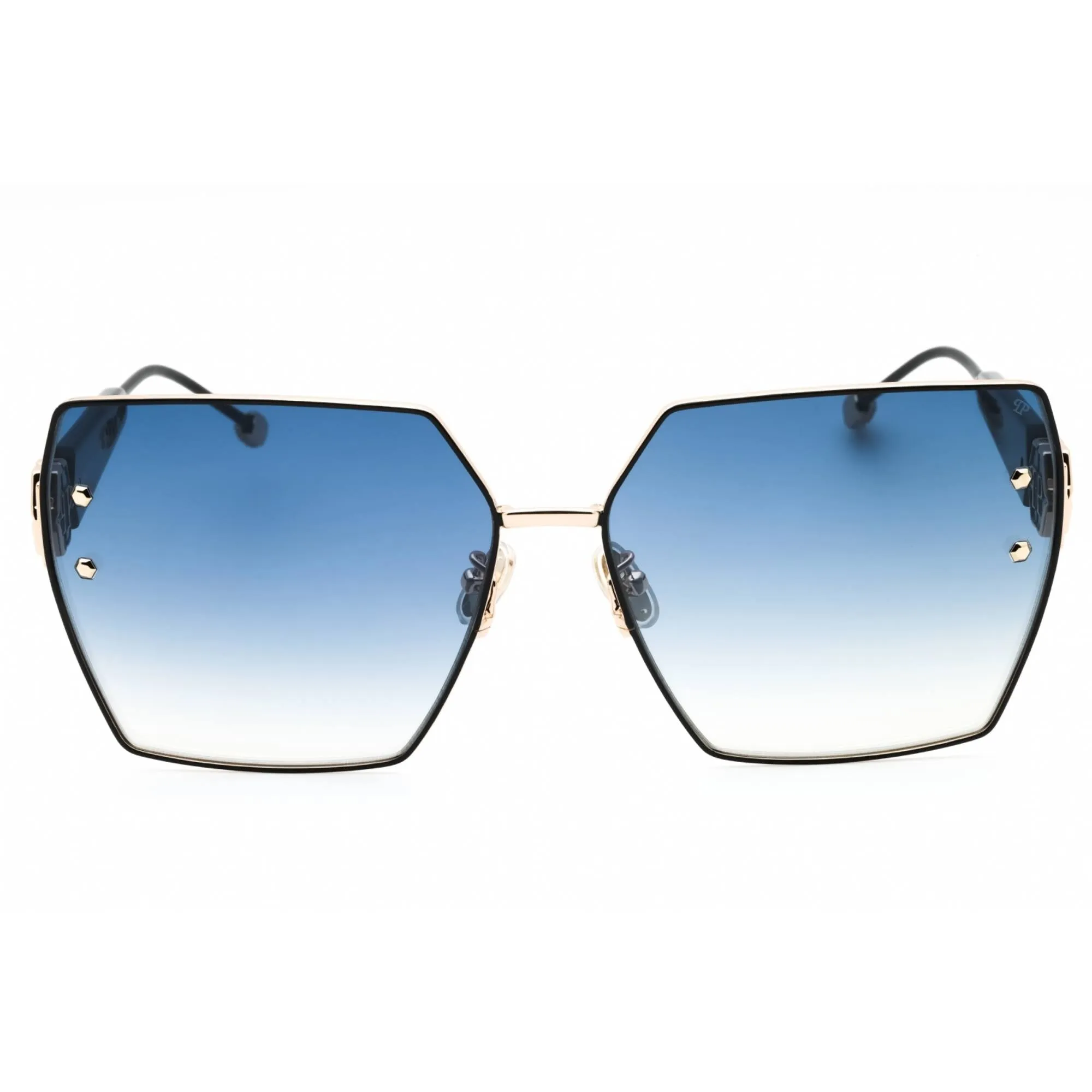 Philipp Plein Women's Sunglasses - Rose Gold Metal Full Rim Oversized | SPP122W 0300