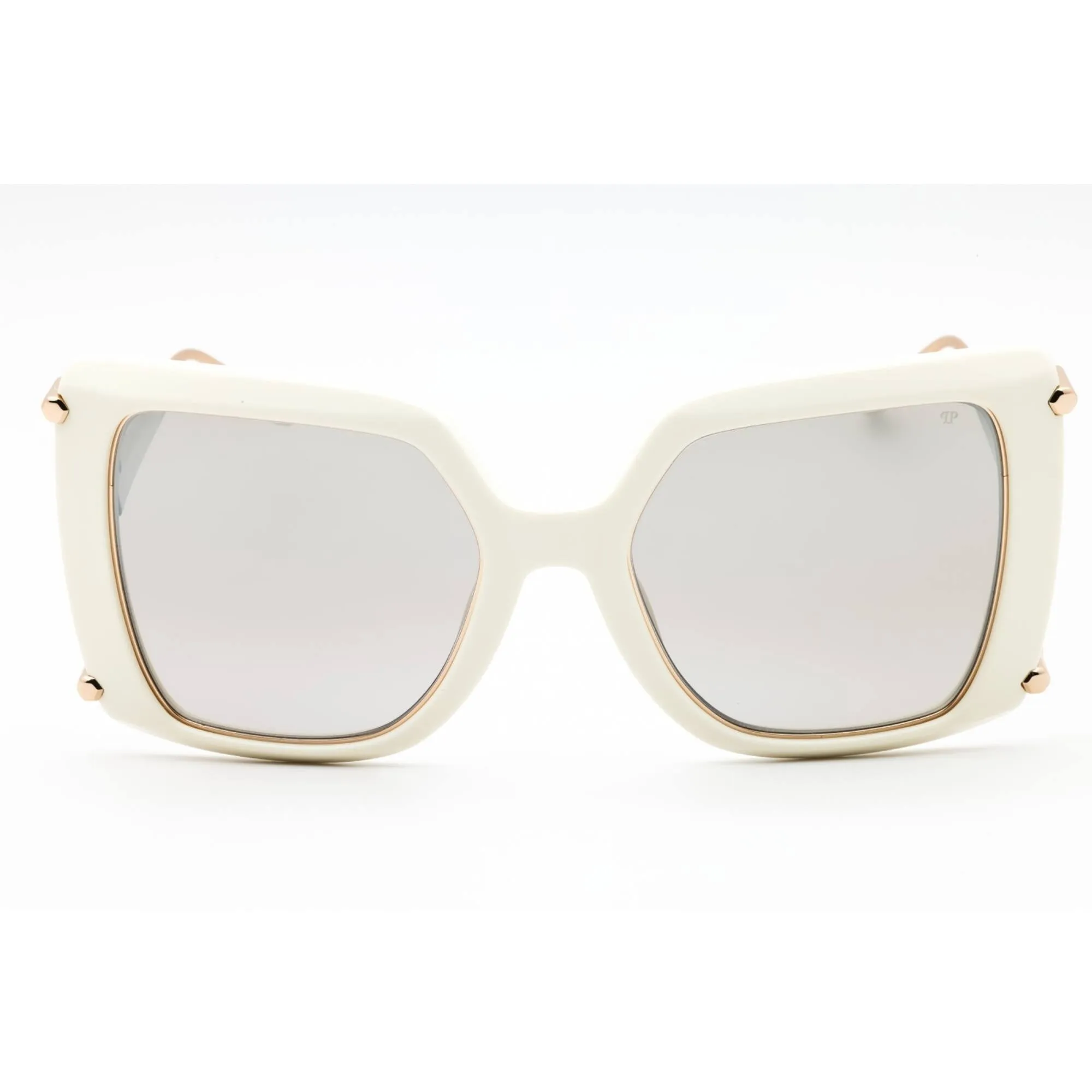 Philipp Plein Women's Sunglasses - Shiny Full Cream Oversized Frame | SPP121S 3GFX