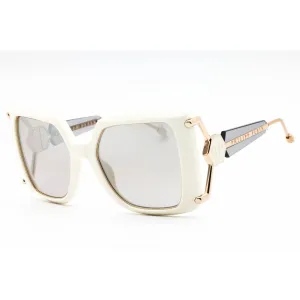 Philipp Plein Women's Sunglasses - Shiny Full Cream Oversized Frame | SPP121S 3GFX