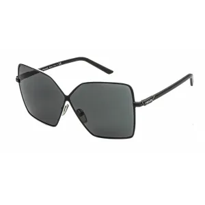 Prada Women's Sunglasses - Full Rim Black Metal Oversized Frame | 0PR 50YS 1AB5S0
