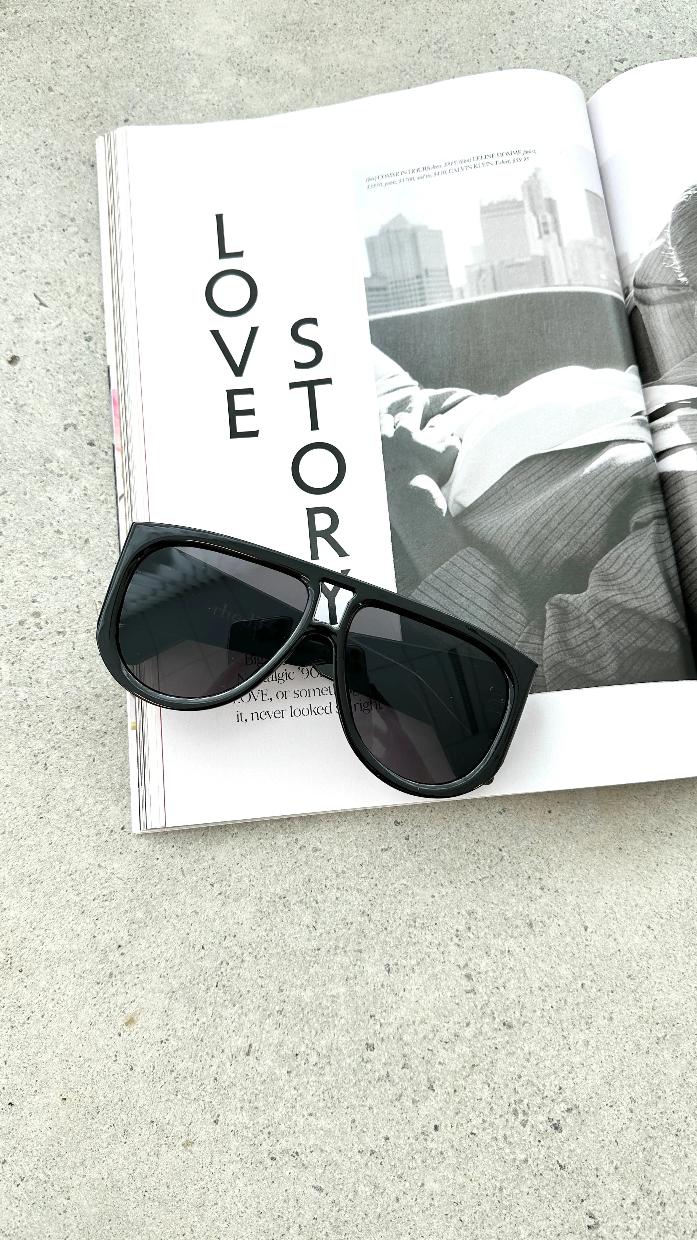 RC Shadow Aviator Sunglasses - Black