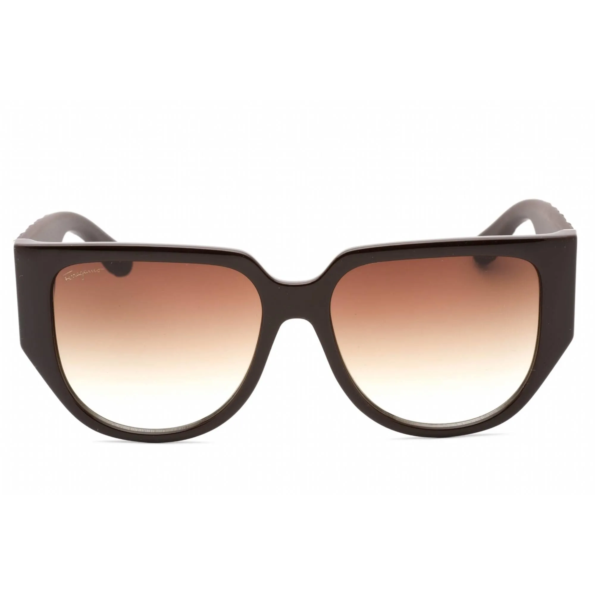 Salvatore Ferragamo Women's Sunglasses - Dark Brown Frame Brown Lens | SF1088SE 208