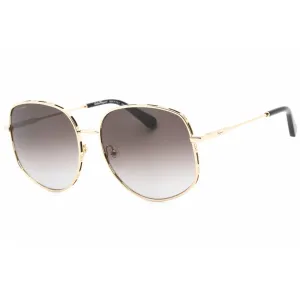 Salvatore Ferragamo Women's Sunglasses - Gold/Black Full Rim Oversized | SF277S 733