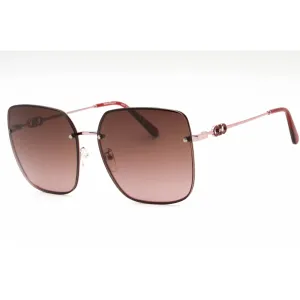 Salvatore Ferragamo Women's Sunglasses - Shiny Pink Oversized Frame | SF280SA 664