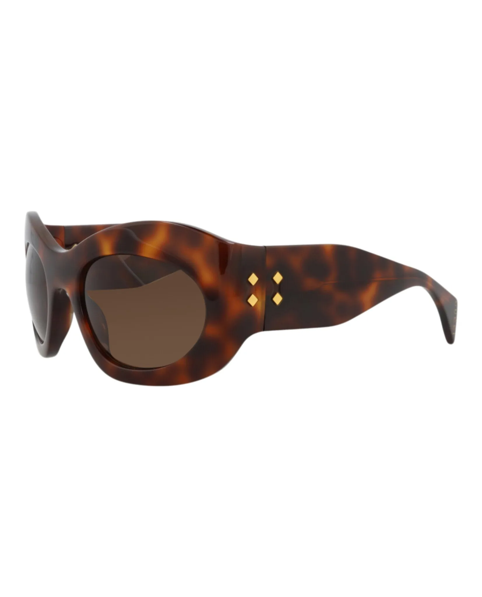 Shield-Frame Recycled Acetate Sunglasses