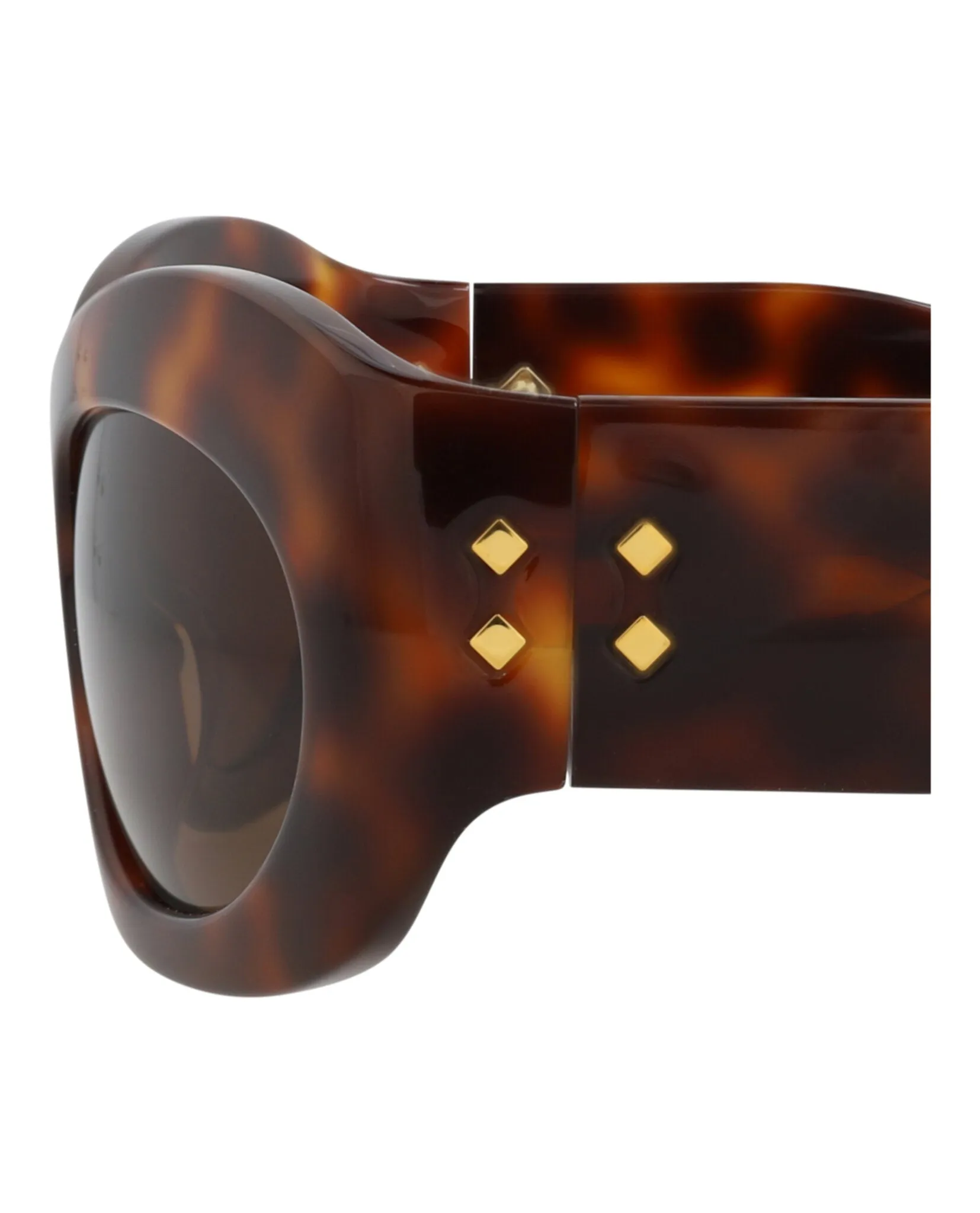 Shield-Frame Recycled Acetate Sunglasses