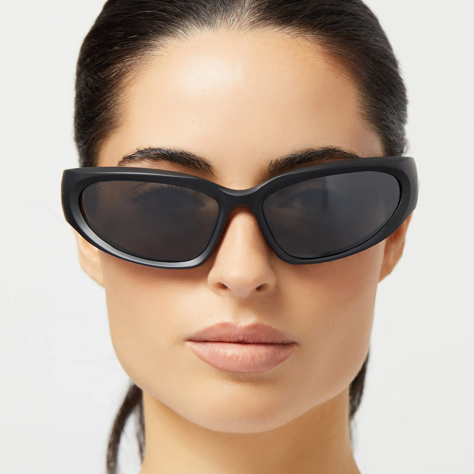 SIDE OUT - MATTE BLACK   GREY W/ SILVER FLASH   POLARIZED SUNGLASSES