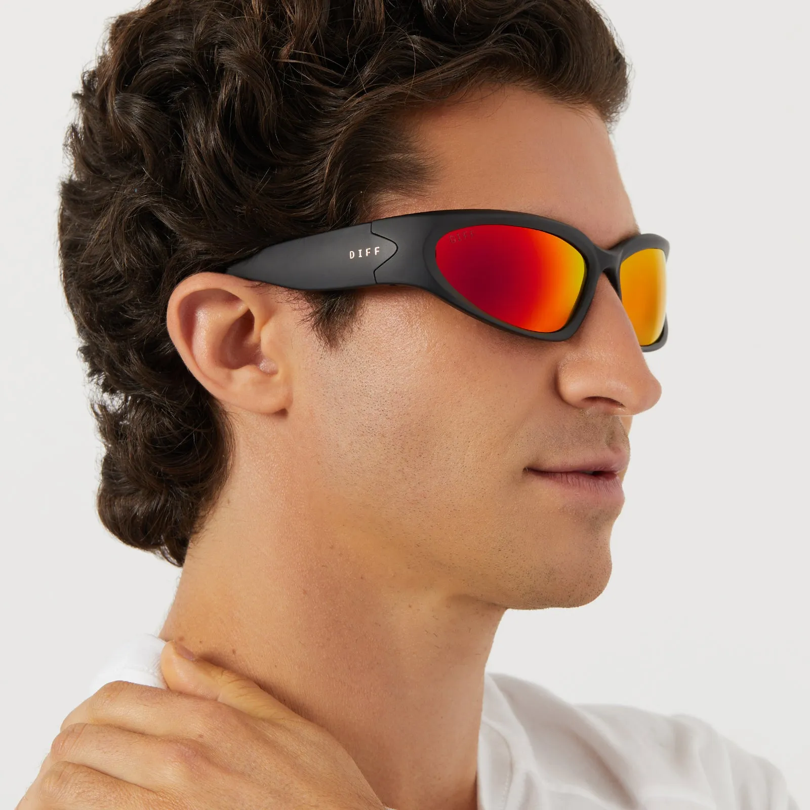 SIDE OUT - MATTE BLACK   SUNSET MIRROR   POLARIZED SUNGLASSES