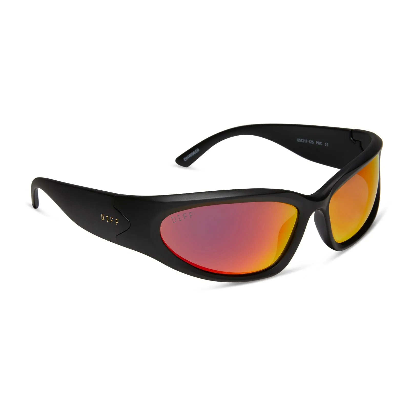 SIDE OUT - MATTE BLACK   SUNSET MIRROR   POLARIZED SUNGLASSES