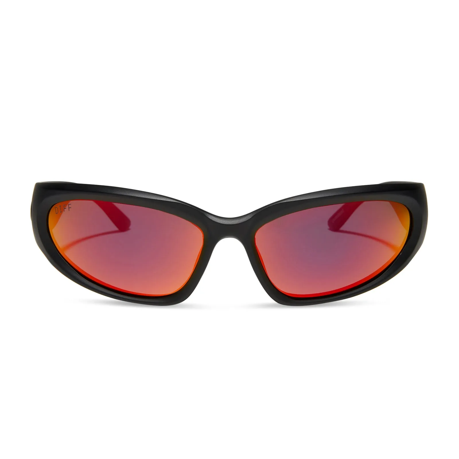 SIDE OUT - MATTE BLACK   SUNSET MIRROR   POLARIZED SUNGLASSES