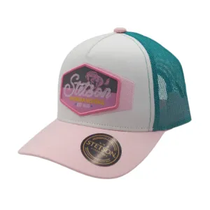 Stetson Kids Bronco Trucker Cap - Pink