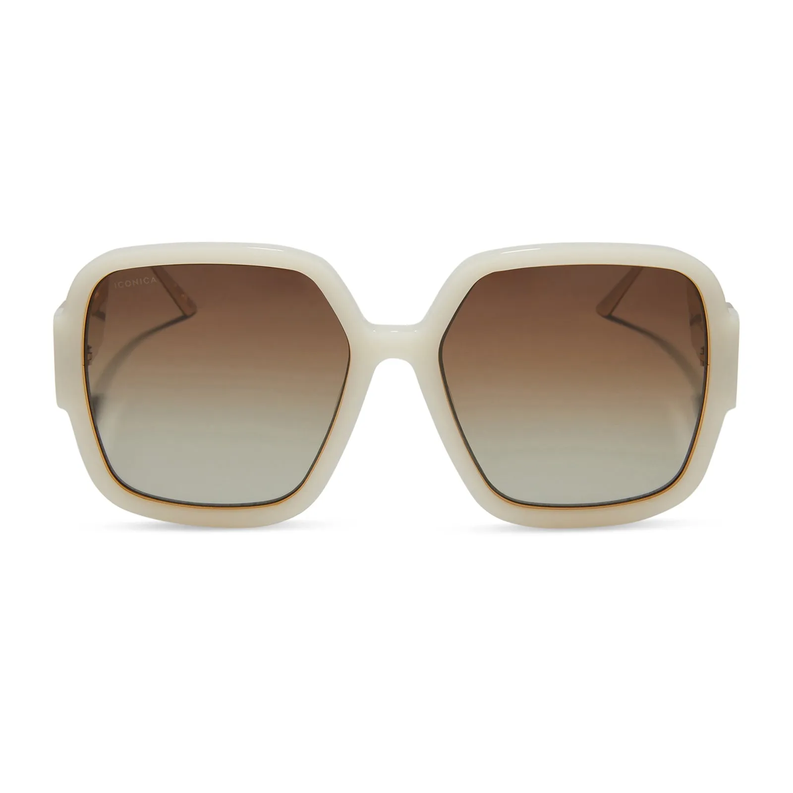 TINA II - MERINGUE   BROWN GRADIENT   POLARIZED SUNGLASSES