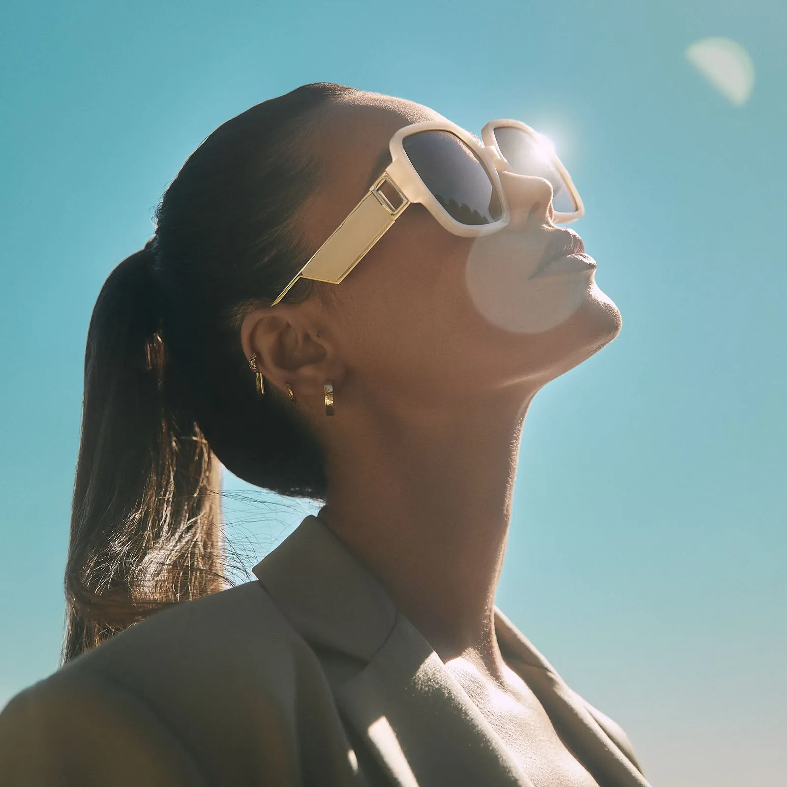 TINA II - MERINGUE   BROWN GRADIENT   POLARIZED SUNGLASSES