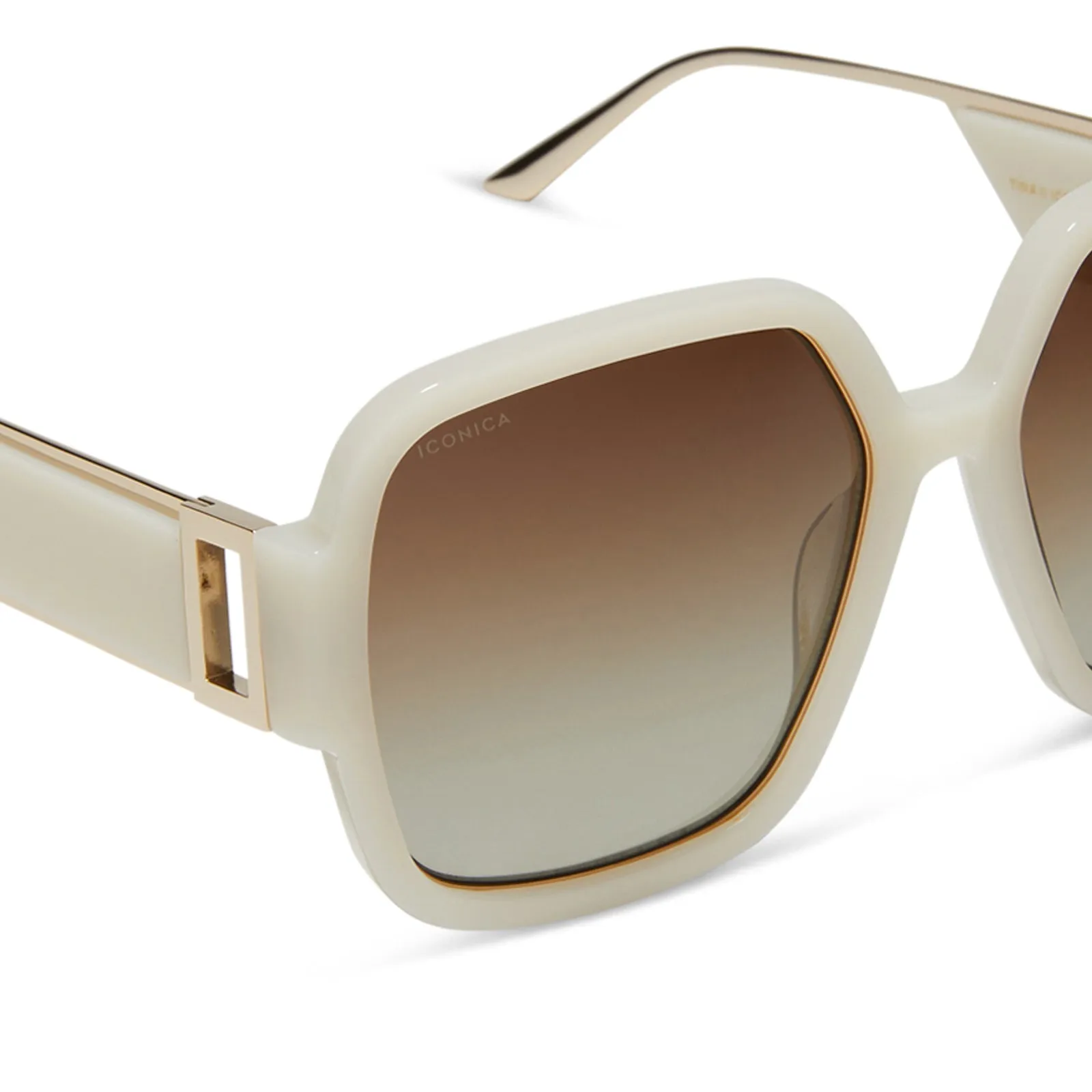 TINA II - MERINGUE   BROWN GRADIENT   POLARIZED SUNGLASSES