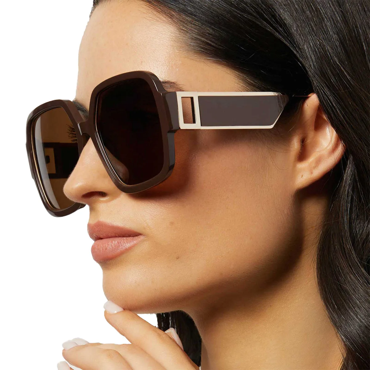 TINA II - TRUFFLE   TRUFFLE   POLARIZED SUNGLASSES