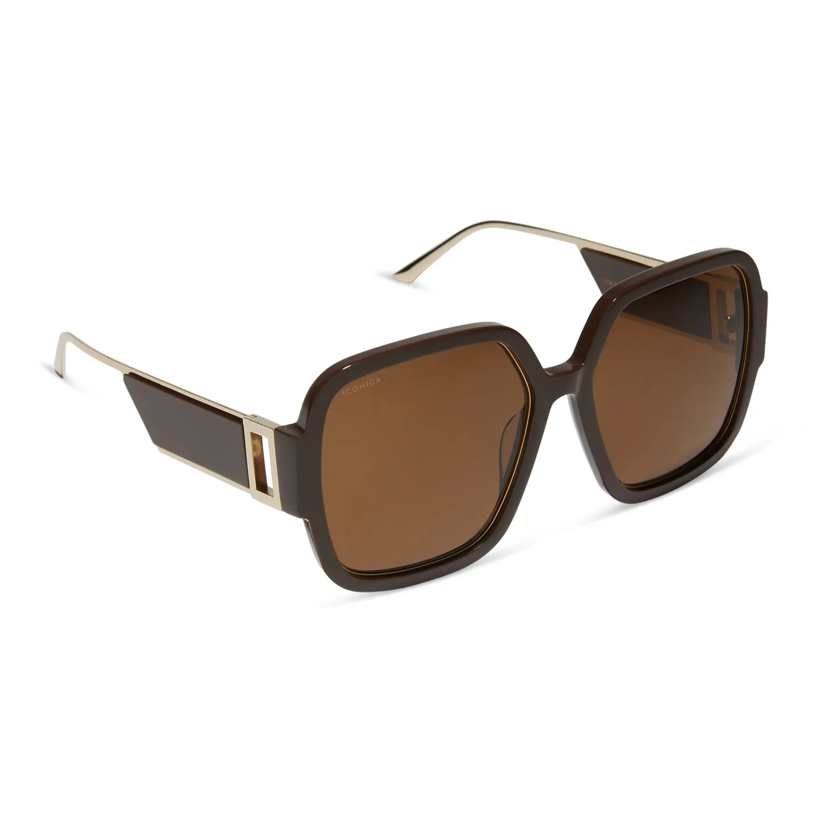 TINA II - TRUFFLE   TRUFFLE   POLARIZED SUNGLASSES