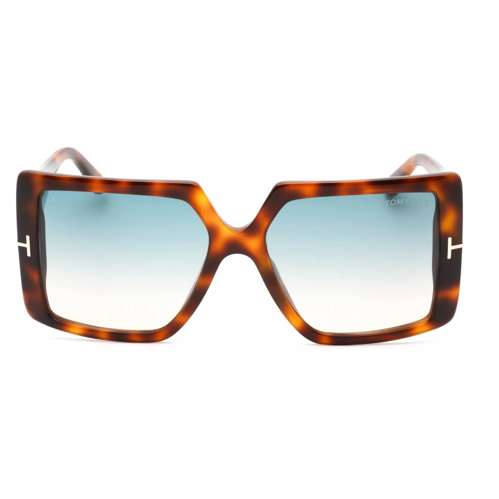 Tom Ford Women's Sunglasses - Blonde Havana Plastic Oversized Shape Frame | FT0790 53P