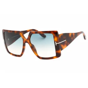 Tom Ford Women's Sunglasses - Blonde Havana Plastic Oversized Shape Frame | FT0790 53P