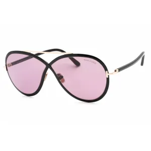 Tom Ford Women's Sunglasses - Full Rim Shiny Black Oversized Shape Frame | FT1007 01Y