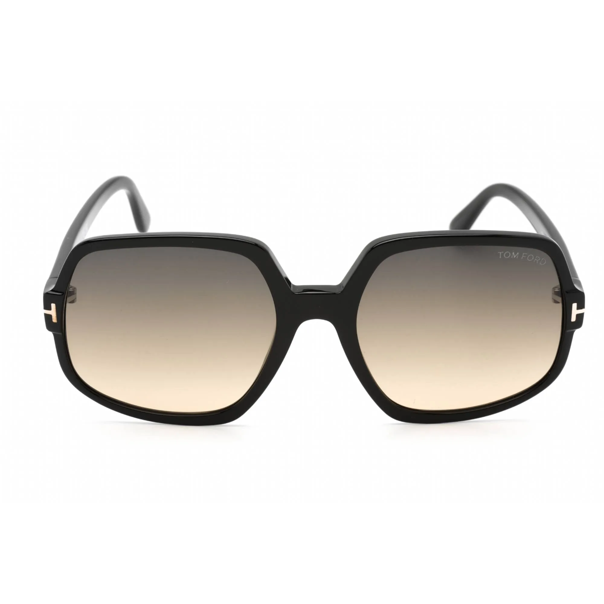 Tom Ford Women's Sunglasses - Shiny Black Plastic Oversized Shape Frame | FT0992 01B