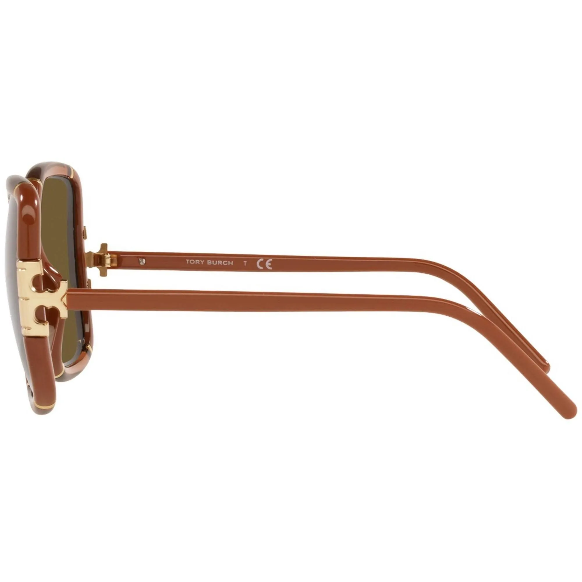 Tory Burch Women's Sunglasses - Oversized Frame Solid Brown Lens | 9071U 18983B57