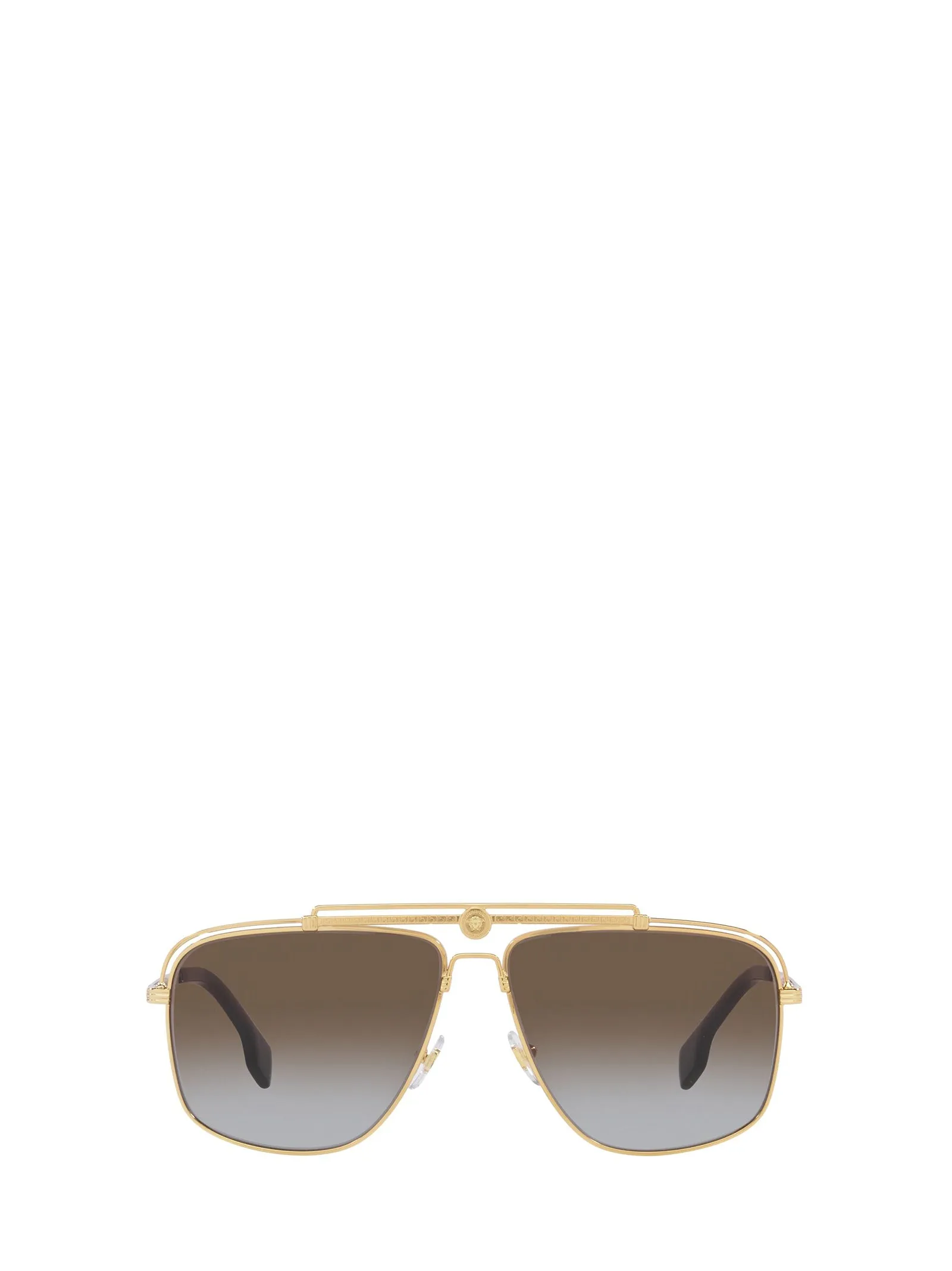 Versace Eyewear Medusa Focus Oversized Frame Sunglasses