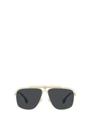 Versace Eyewear Medusa Focus Oversized Frame Sunglasses