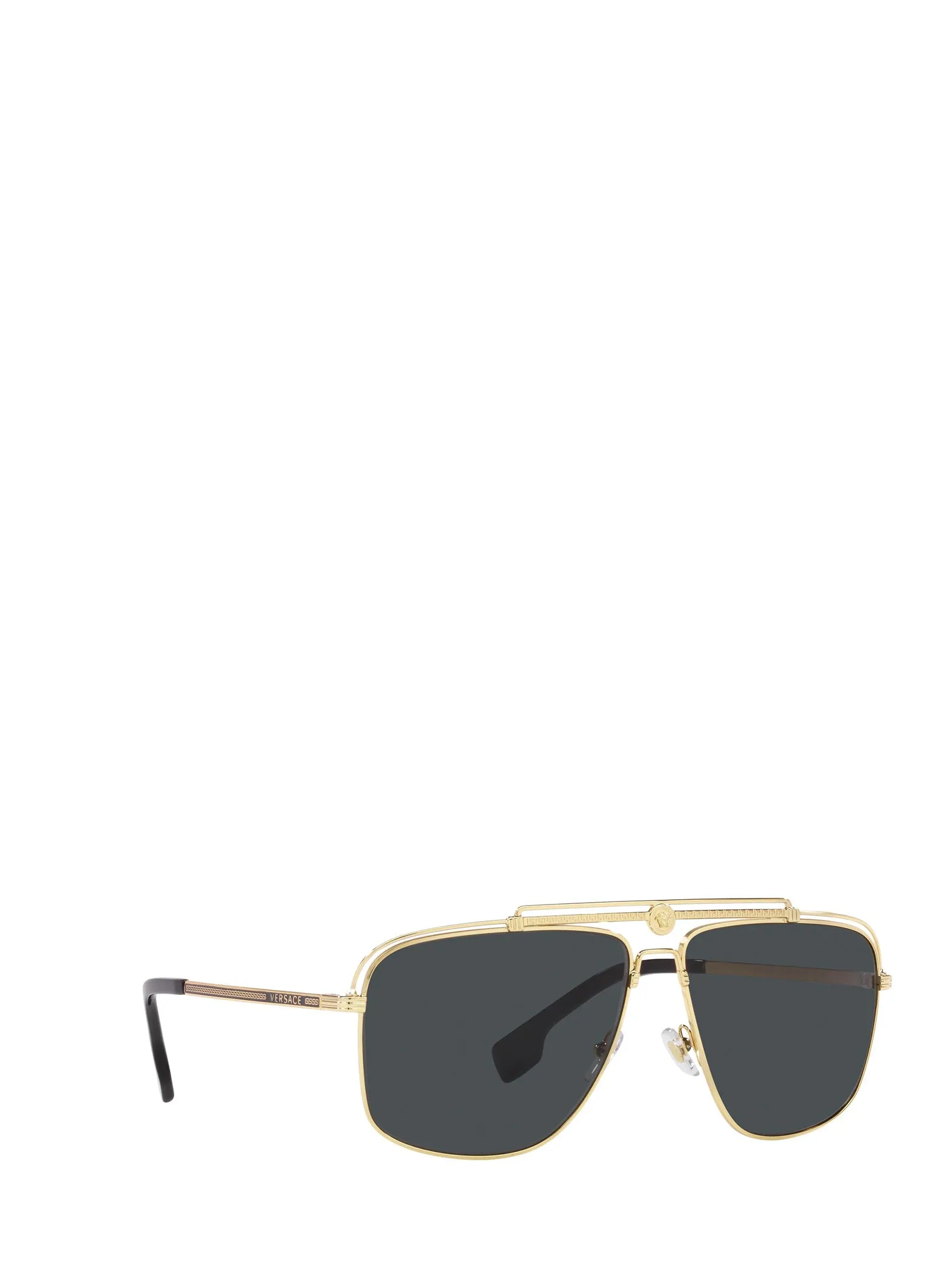 Versace Eyewear Medusa Focus Oversized Frame Sunglasses