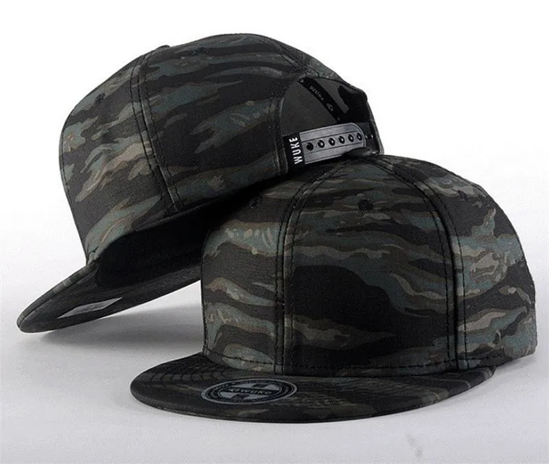 West Louis™ Hip Hop Camouflage Sunscreen Cap