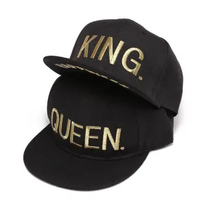 West Louis™ KING&QUEEN Gold Hats